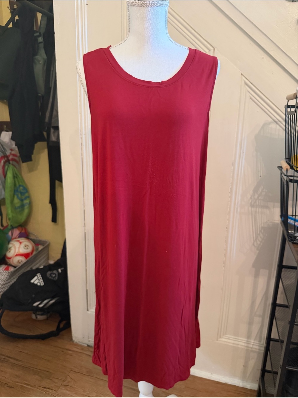 Ava & Viv Red Sleeveless Tank Dress